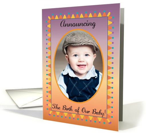 Birth Announcement / Photo card (840022)