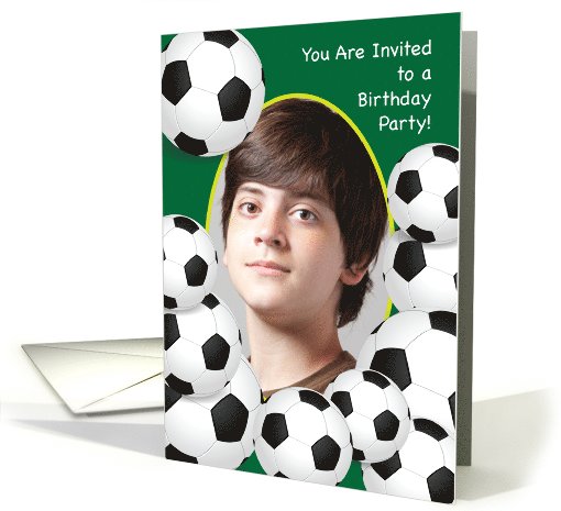 Invitations / To birthday party, photo card (851772)