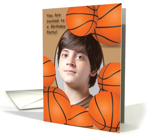 Invitations / To birthday party, photo card (851779)