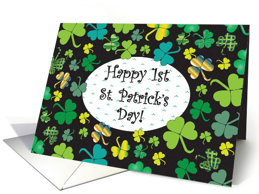 1st St Patrick's Day As A Couple card (857300)
