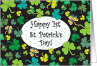 1st St Patrick’s Day As A Couple card