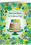 St Patrick’s Day For Baker Shamrocks card