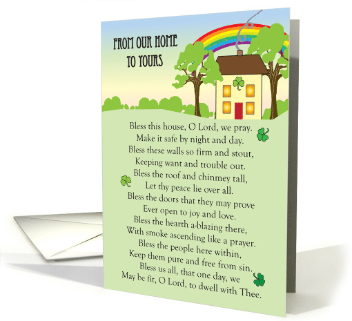 St Patrick's Day From Our Home to Yours card (858356)