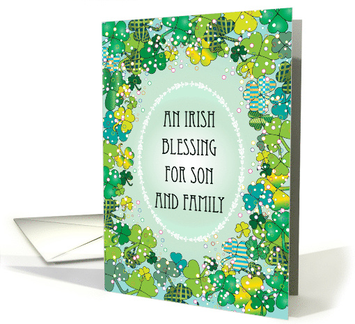 St Patrick's Day for Son & Family card (858598)