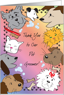 Thank You Cards For Pet Groomer From Greeting Card Universe