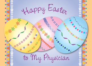Easter For Physician Decorated Eggs