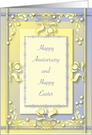Easter Anniversary On Easter Congratulations card