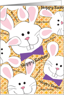 Easter / Like an Uncle, white bunnies card