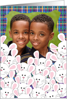 Easter / Bunnies Photo Card