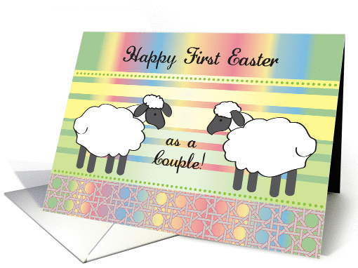 Easter / 1st Easter as a Couple, sheep card (867257)
