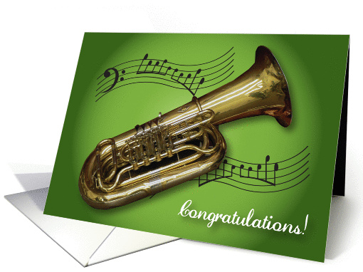 Congratulations / Passing Brass music exam card (868367)