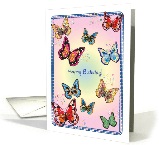 Birthday / Butterflies card (869305)