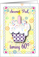 Birthday / To Secret Pal Turning 60 card