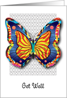 Get Well / Sex Change, butterfly card