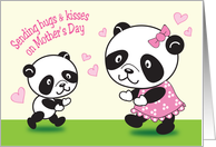 Mother’s Day, Pandas card