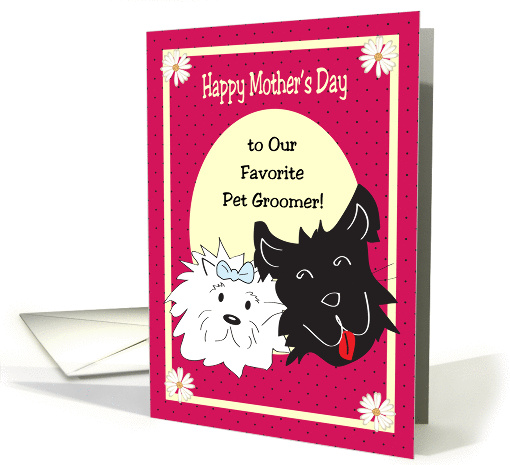Mother's Day to Pet Groomer card (881369)