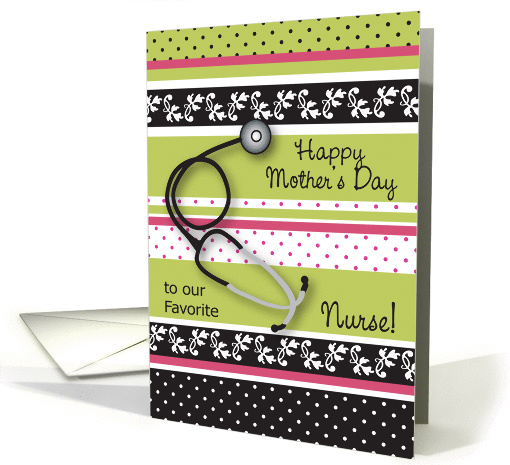 Mother's Day, to Favorite Nurse card (882299)