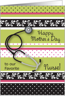 Mother’s Day, to Favorite Nurse card