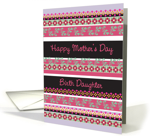 Mother's Day, to Birth Daughter card (882729)
