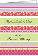 Mother’s Day, To Attorney/Lawyer card