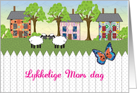 Mother’s Day, in Norwegian, blank inside card