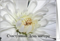 Mother’s Day, in Russian, blank inside card