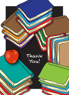 Thank You, to Substitute Teacher, books
