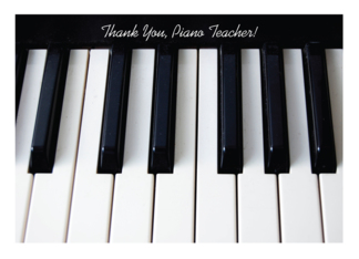 Thank You, For Piano...