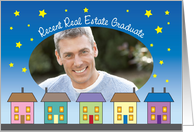 Real Estate Graduation Announcement, Photo Card