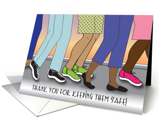 Thank you, Crossing Guard card (894008)