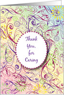 Thank You, for NICU Baby Caregiver card