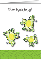 Father’s Day, Frog Theme card