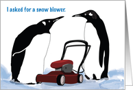 Father’s Day, Penguin Theme, humor card