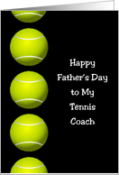Father’s Day, to Tennis Coach card
