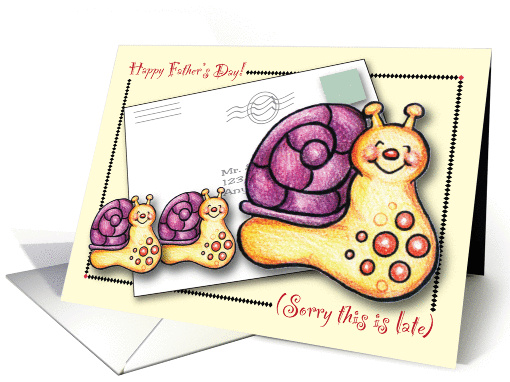 Father's Day, belated, snail mail card (903673)