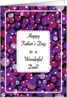 Father’s Day, Grapes, Wine Theme card