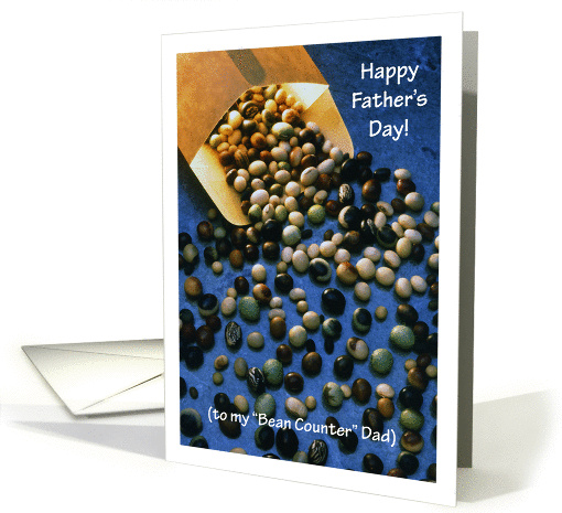 Father's Day, to Accountant, beans card (904969)