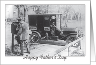 Father’s Day, to Mailman, vintage photo card