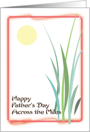 Father’s Day, Across the Miles, oriental theme card