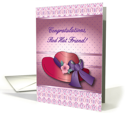 Congratulations, Red Hat Friend card (911499)