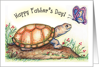 Father’s Day, Turtle Theme, butterfly card