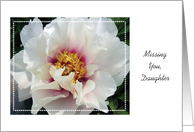 Missing You, to Estranged Daughter card