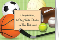 Athletic Director Retirement, sports card