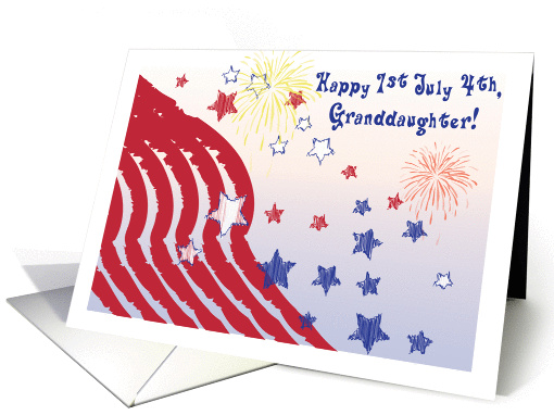 First July 4th for Granddaughter card (913900)