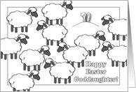 Easter, coloring card for Goddaughter card