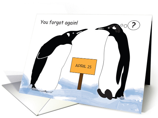 Holidays, World Penguin Day, April 25 card (915553)