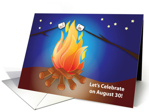 National Toasted Marshmallow Day, Aug. 30 card (917194)