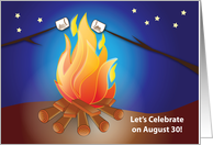 National Toasted Marshmallow Day, Aug. 30 card