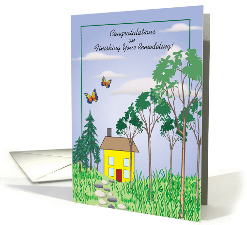 Congratulations, Finishing Remodeling House card (921030)