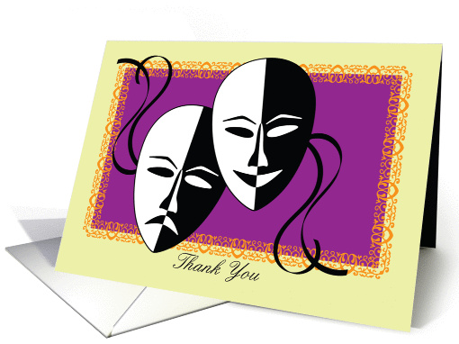Thank you, for Auditioning, trying out, play card (921535)